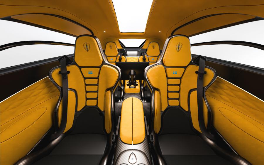 Интерьер Koenigsegg Gemera 2020 года  (фото 15 из 46)